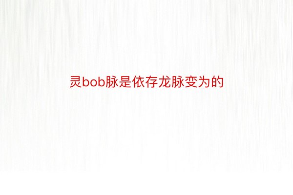 灵bob脉是依存龙脉变为的